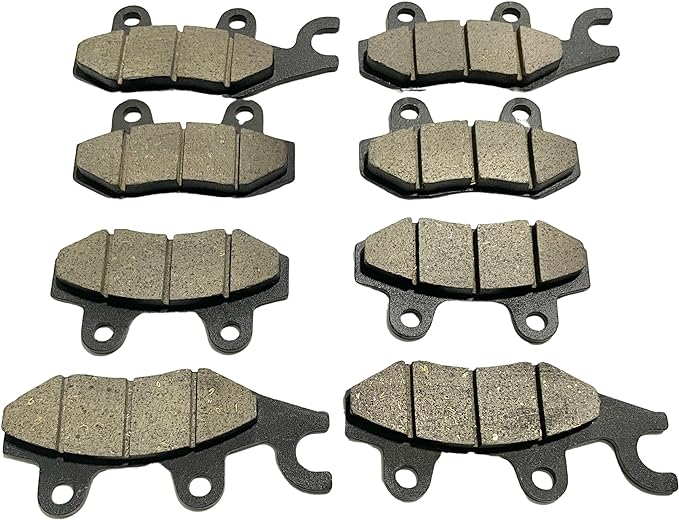 Complete Front and Rear Severe Duty Brake Pad Set for 2008-2013 Yamaha Rhino 700