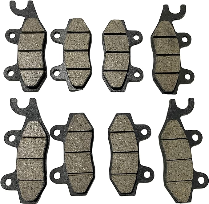 Complete Front and Rear Severe Duty Brake Pad Set for 2008-2013 Yamaha Rhino 700