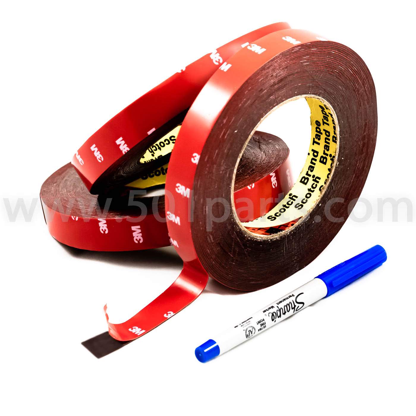 36 Foot Roll 3/4 Inch Wide 3M Acrylic Foam Heavy-Duty Double-Sided Tape