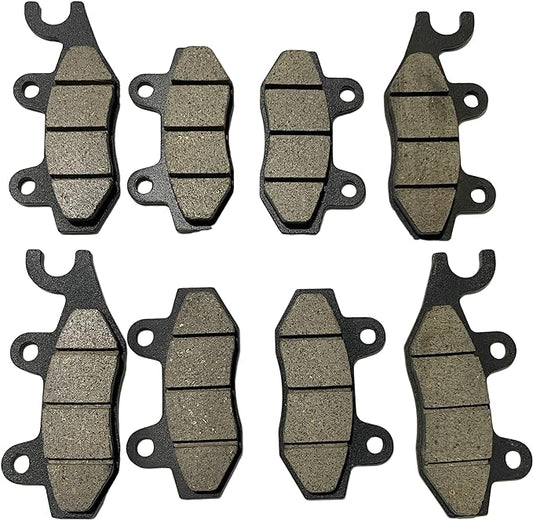 Complete Front and Rear Severe Duty Brake Pad Set for 2008-2013 Yamaha Rhino 700