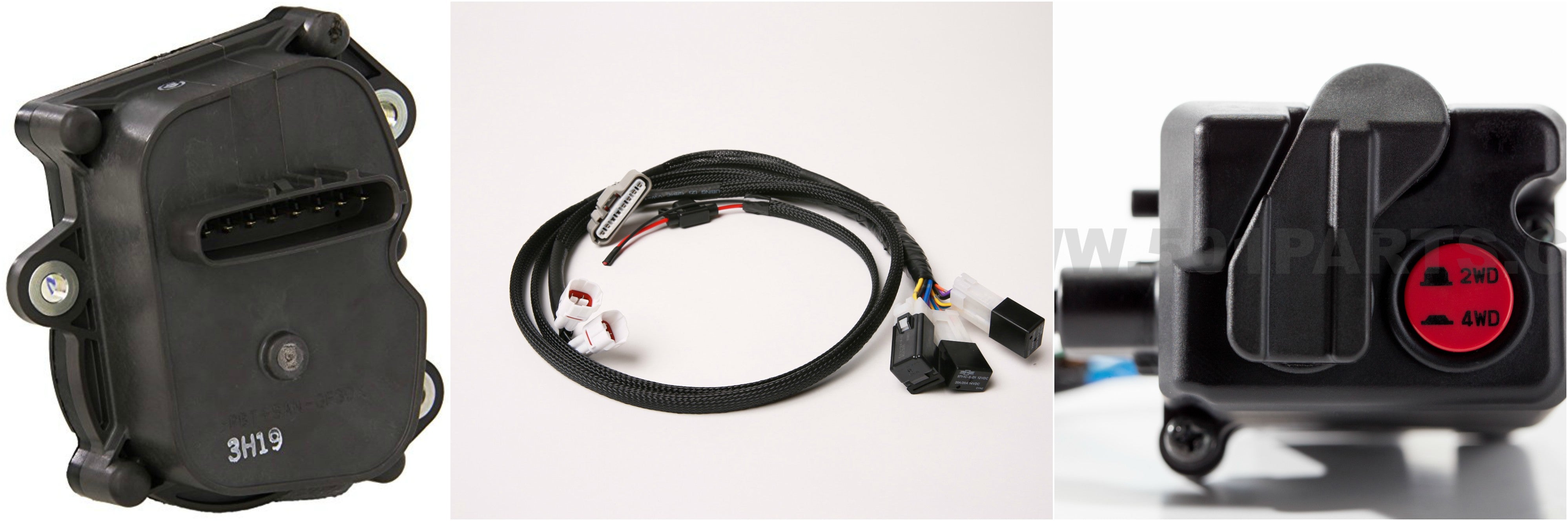 Manual to Electric 4wd and Diff Lock Conversion Kit โ 501 PARTS YAMAHA ...